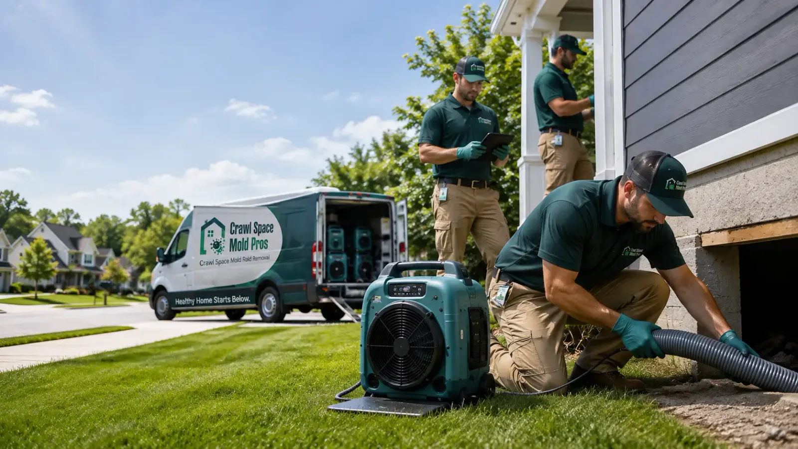 Crawl Space Mold Removal in Waterloo, WI